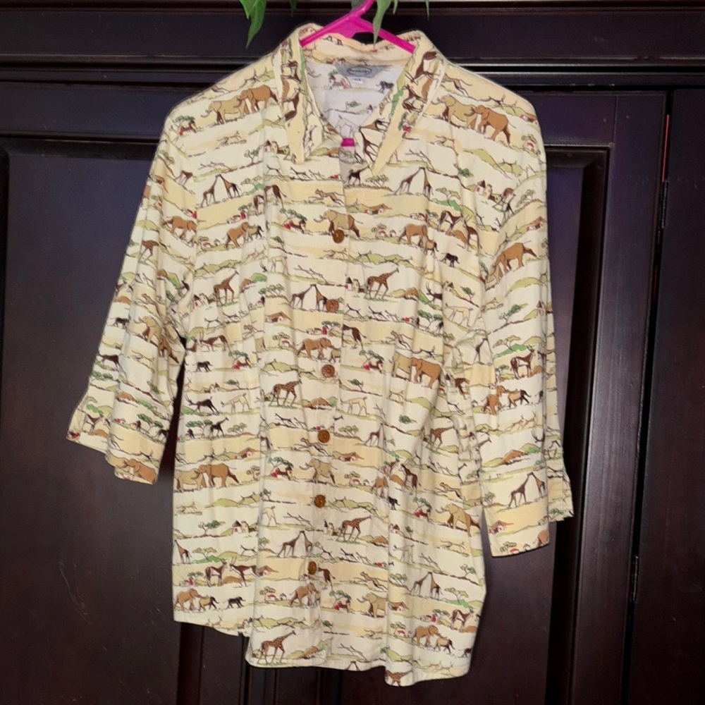 Stonebridge Women’s Top-2X Safari print